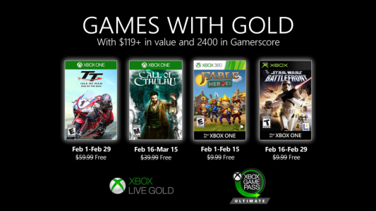 News : Games With Gold février 2020 : la liste des jeux Xbox gratuits