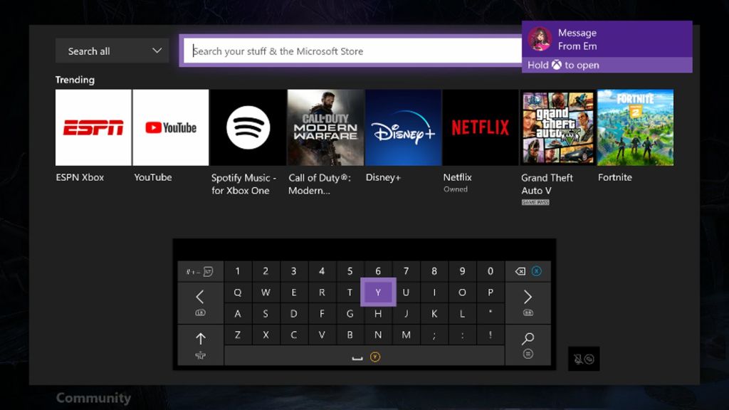Il sera bientôt possible de choisir l’emplacement des notifs à l’écran sur Xbox !