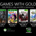 Games With Gold mars 2020 : la liste des jeux Xbox gratuits