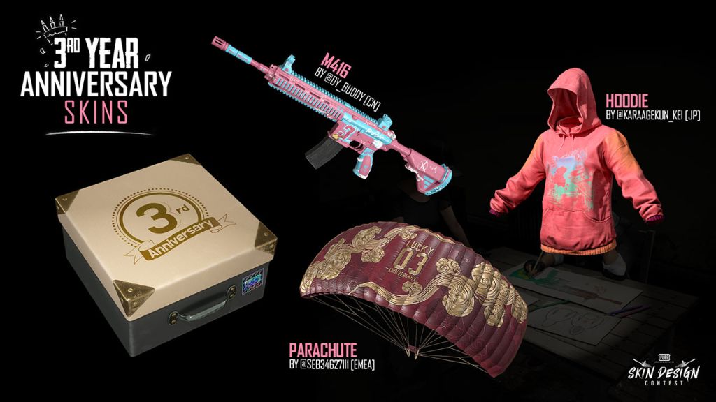 PUBG fête ses 3 ans (déjà) avec des skins roses gratuites
