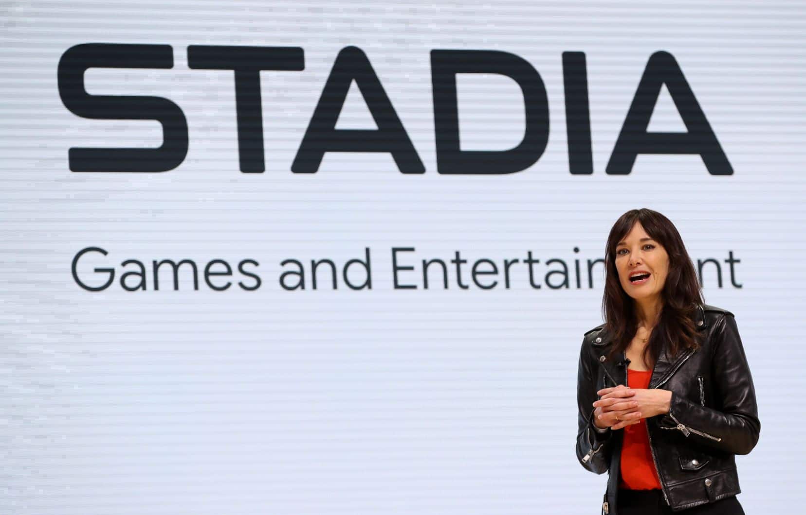 Jade Raymond lors de la présentation officielle de Stadia