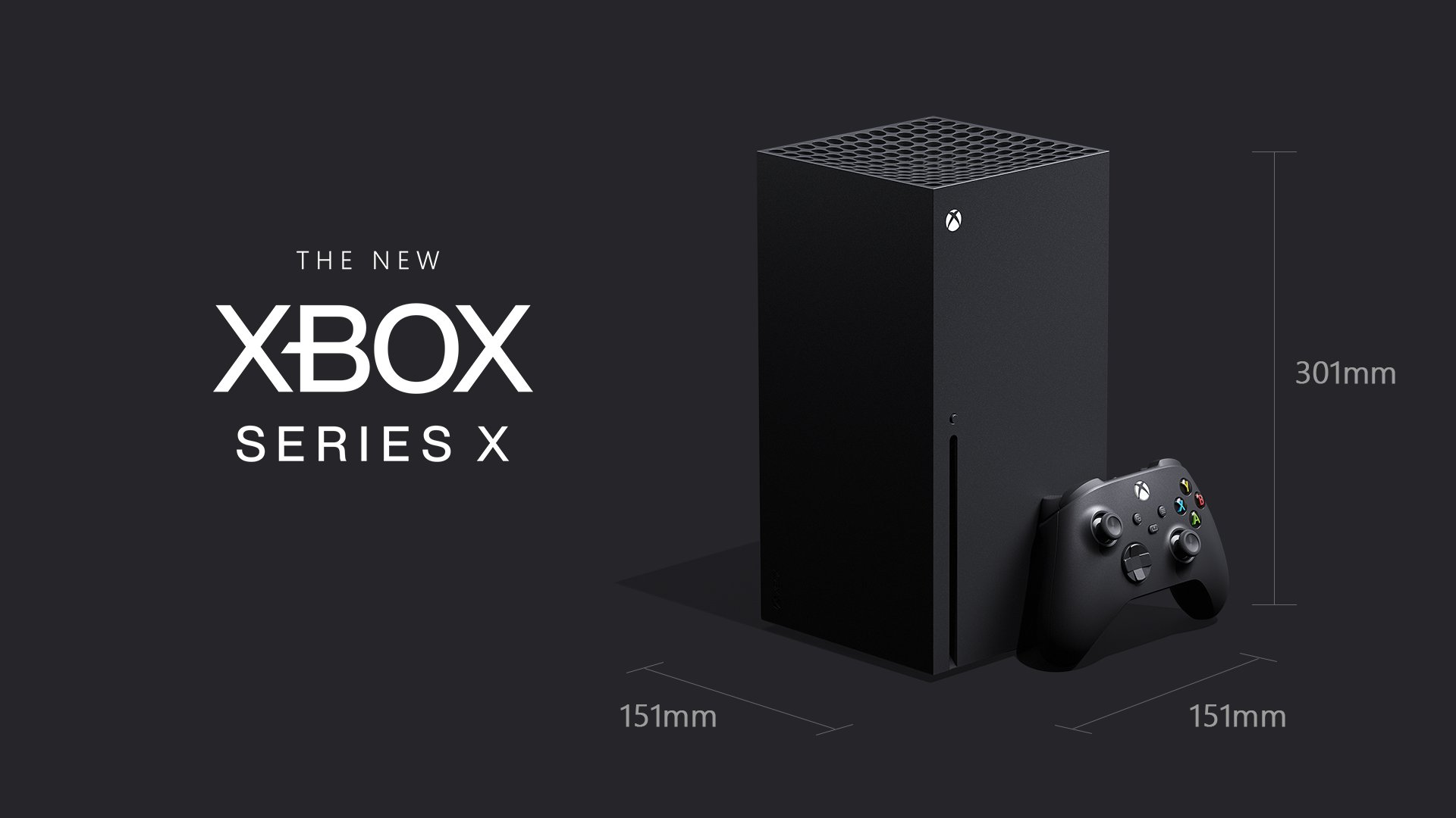Taille exacte de la Xbox Series X