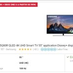 [Bon Plan] TV Samsung Qled 55Q80R + pack Xbox One X 1 to à 999€ chez Fnac !