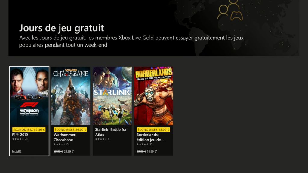Free Play Days : F1 2019, Borderlands et deux autres jeux gratuits ce week-end