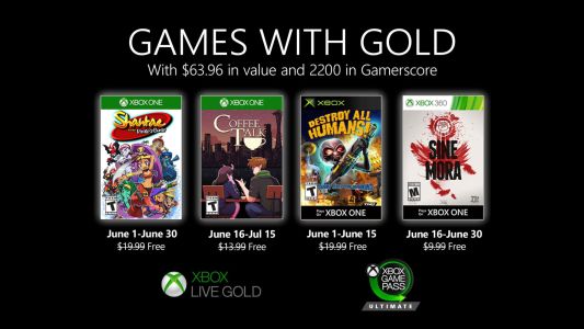 News : Games With Gold juin 2020 : la liste des jeux Xbox gratuits