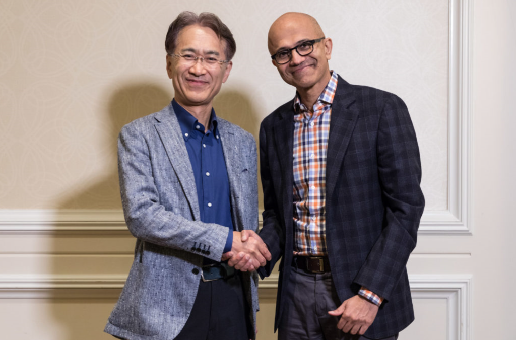 Le partenariat entre Sony et Microsoft sur le cloud s&rsquo;approfondit