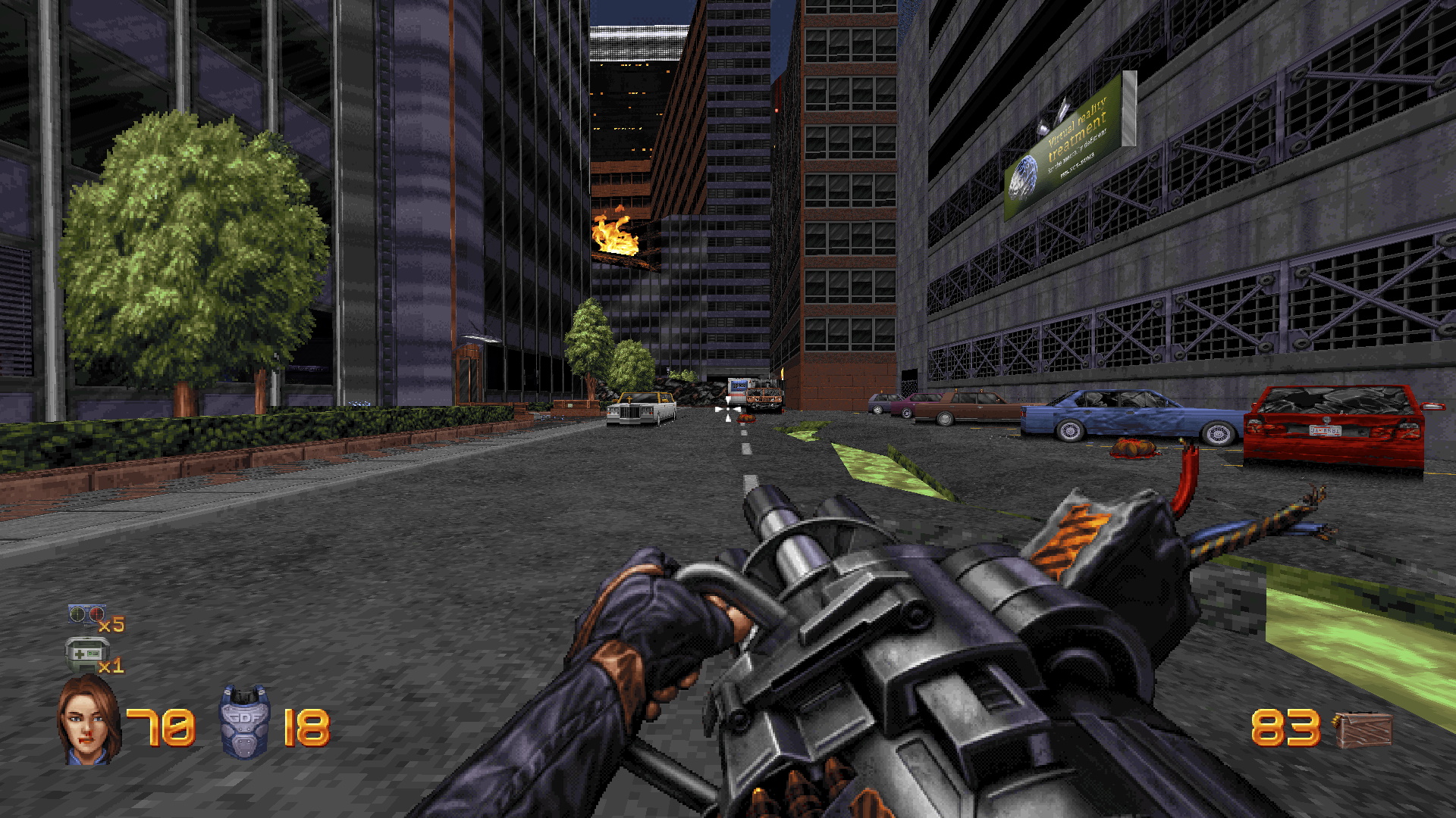 On se croirait presque dans Duke Nukem