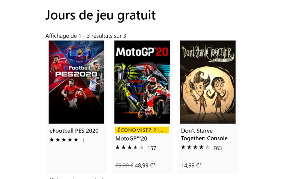 Free Play Day : voici les 3 jeux Xbox gratuits ce week-end pour les Gold