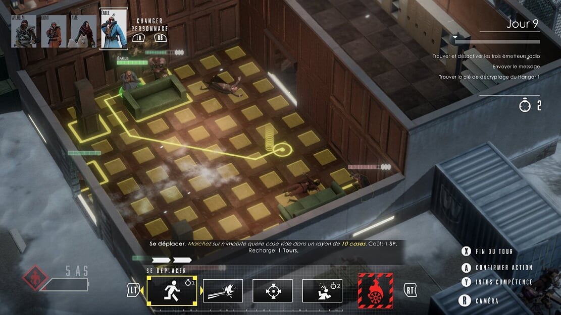Les zones de combat sont petites.