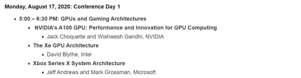 L&rsquo;architecture de la Xbox Series X détaillée le 17 août lors de la conférence Hot Chips