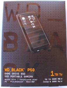 Test : Test – WD Black P50 – le SSD portable gaming