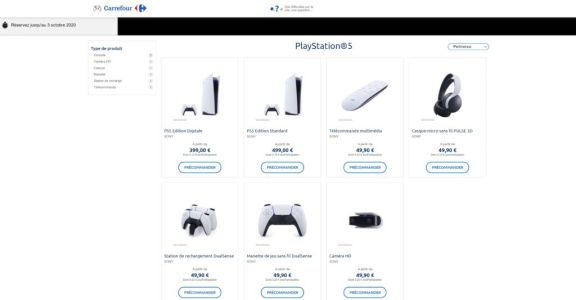 News : Prix des Xbox Series X, PS5 et accessoires révélés par Carrefour ?