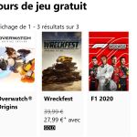 Free Play Days : voici les 3 jeux jouables gratuitement ce week-end dont F1 2020 et Wreckfest !