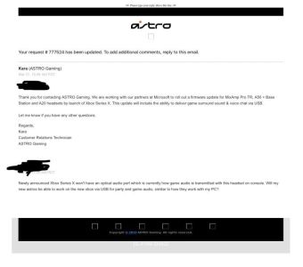 News : Xbox Series X et Astro Gaming : liste des casques compatibles !