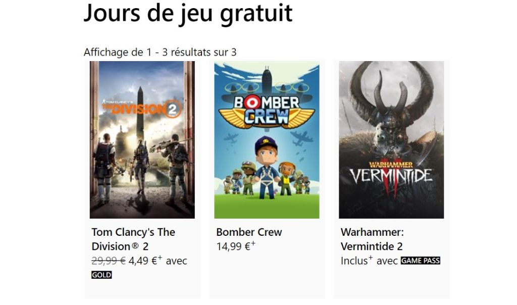 Free Play Days : voici les 3 jeux jouables gratuitement ce week-end
