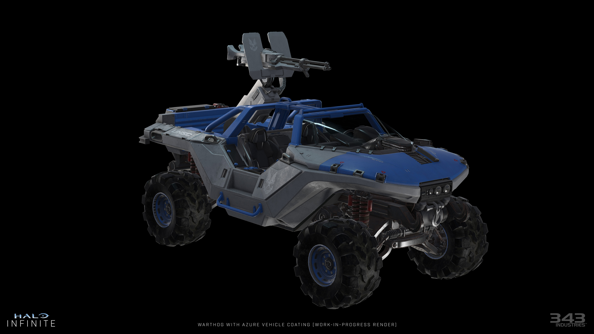 Skin Azure pour le Warthog de Halo Infinite