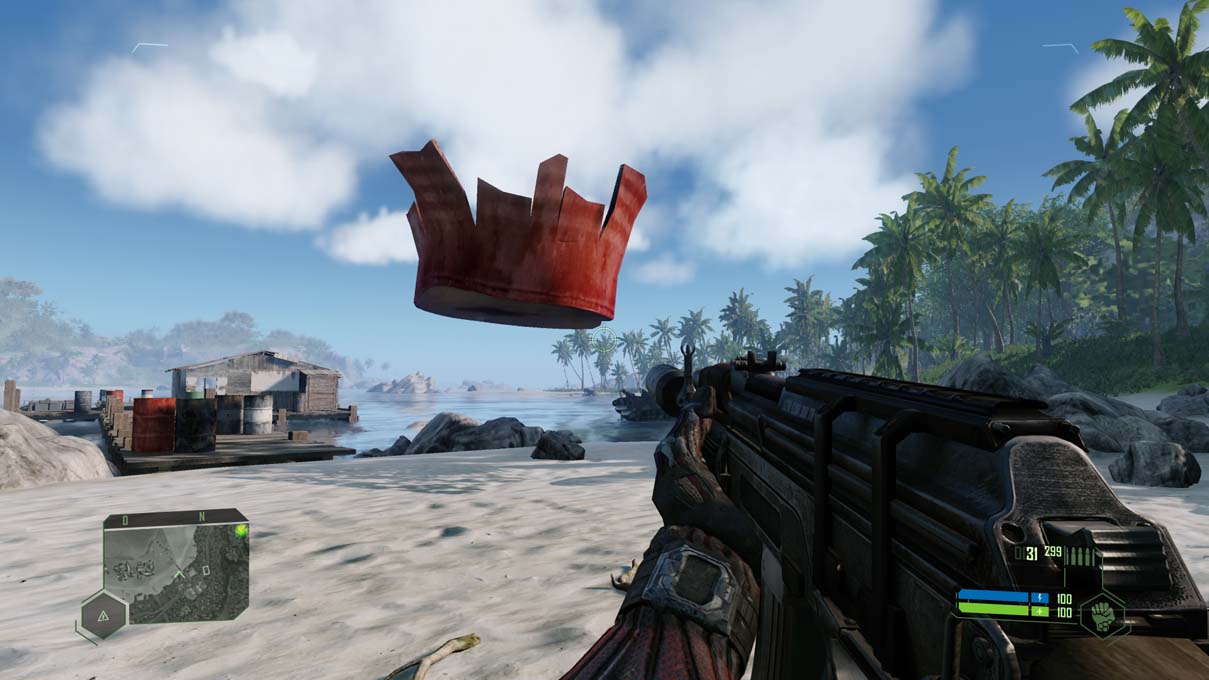 Le célèbre bug du bidon explosé volant. Un classique.