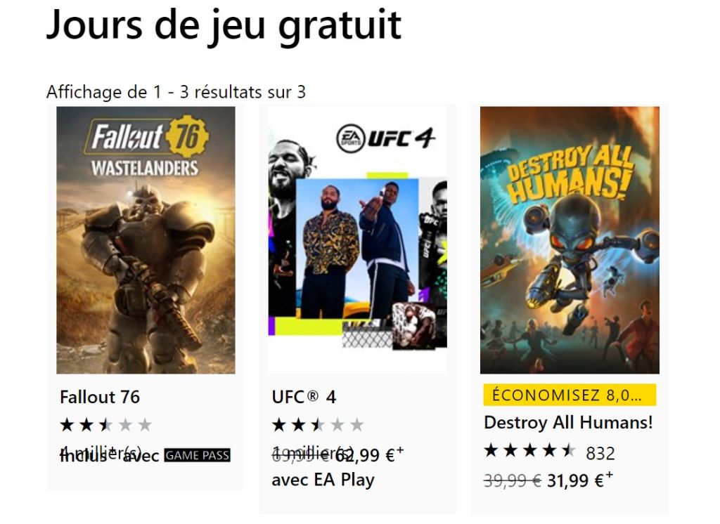 Free Play Days : voici les 3 jeux jouables gratuitement ce week-end sur Xbox One