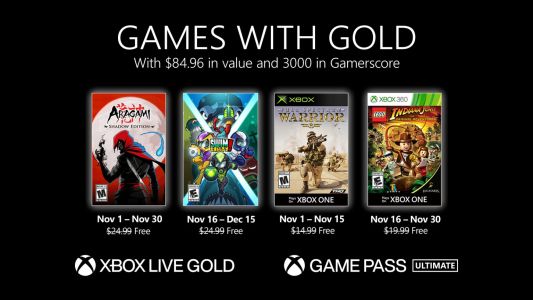 News : Xbox Games with Gold novembre 2020 : la liste des jeux Xbox gratuits