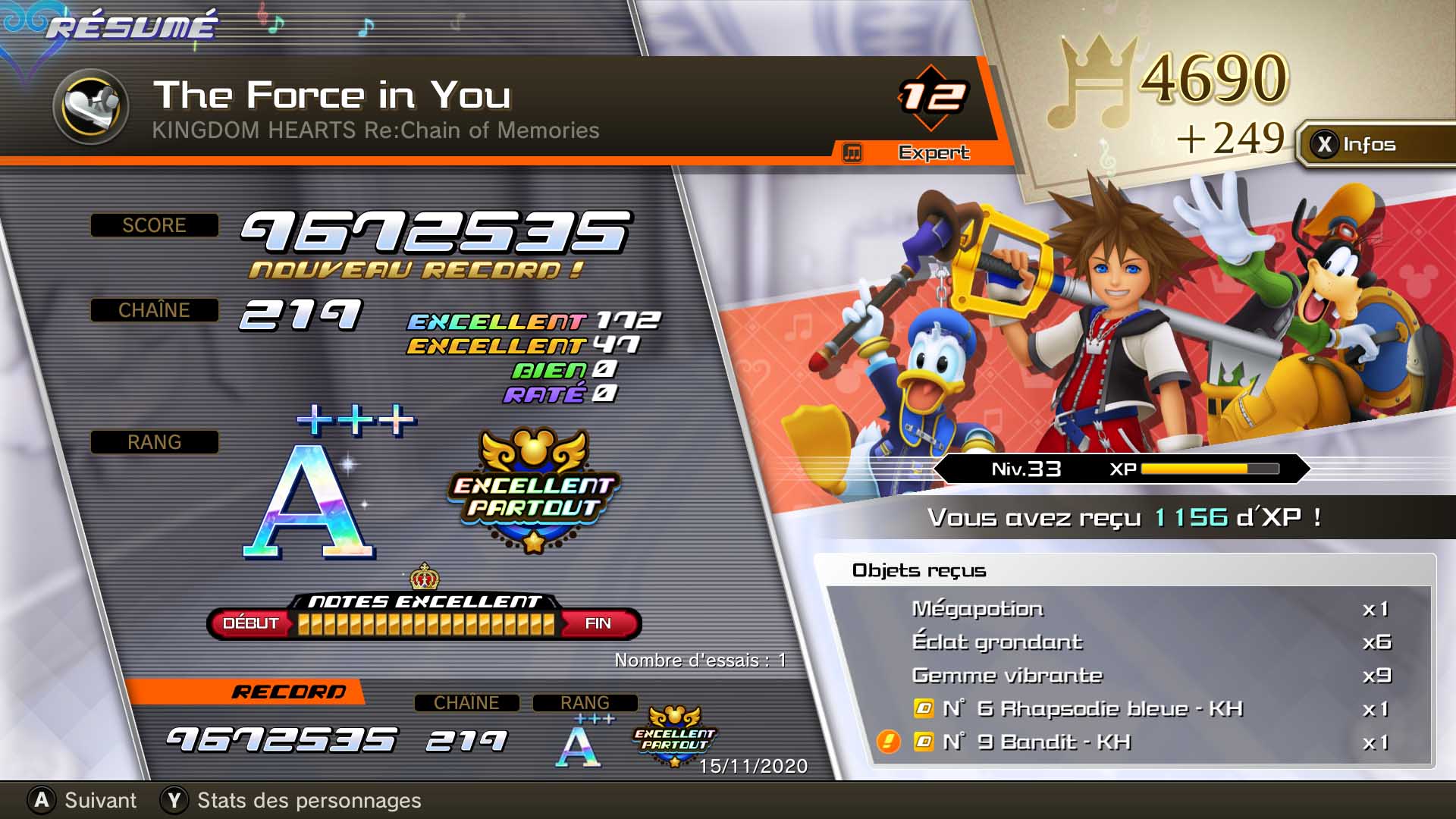 Pas de leaderboards, donc je flex ici