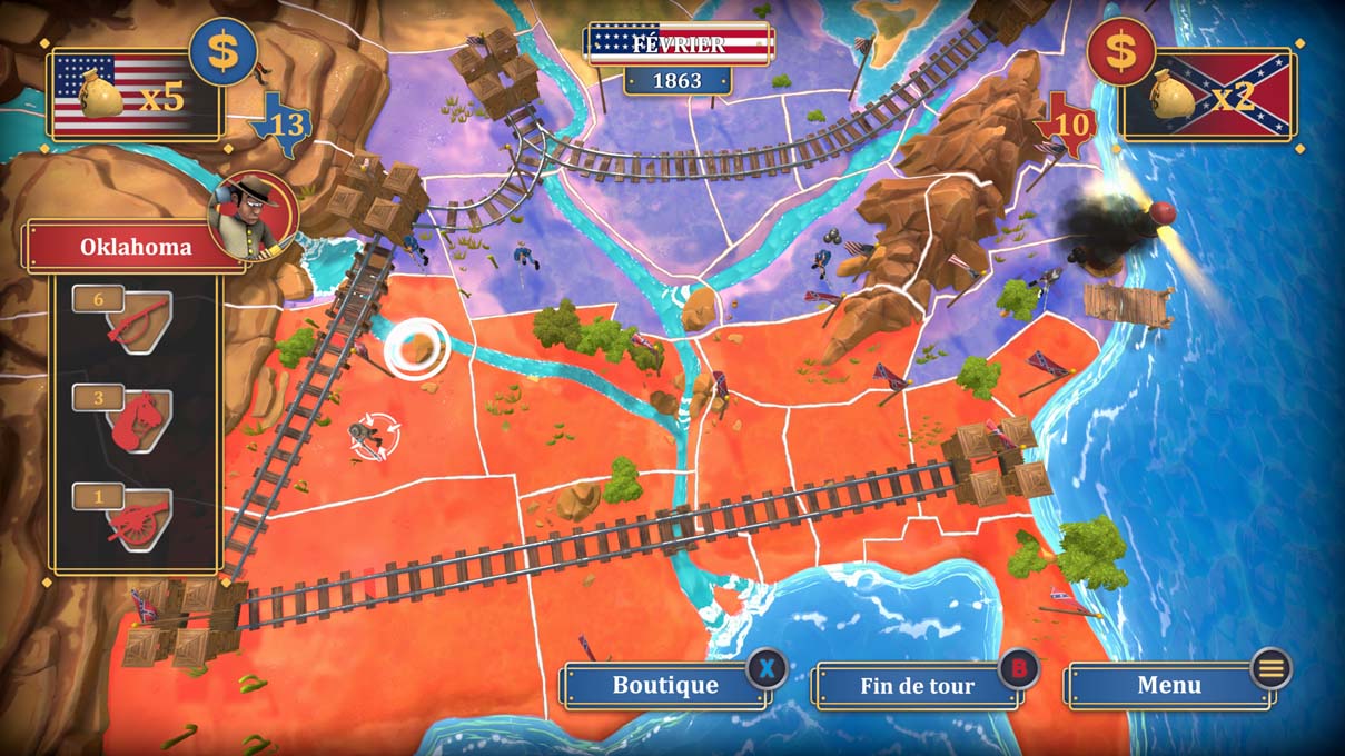 Comme dans le jeu original, voici la seule carte du jeu