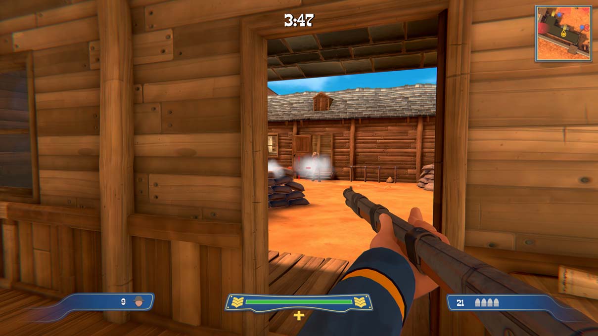 Les attaques de train et la prise de Fort sont maintenant sous la forme de FPS simplifiés