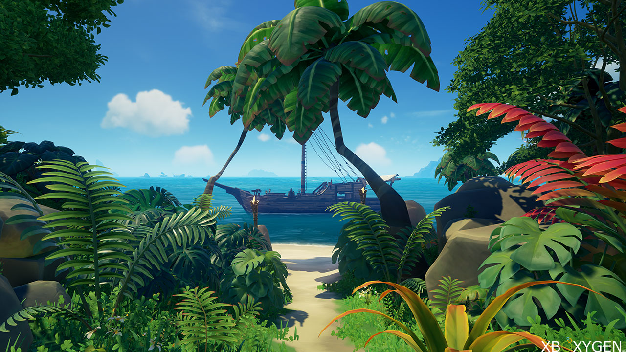 Sea of Thieves sur Xbox Series X, toujours aussi magnifique !