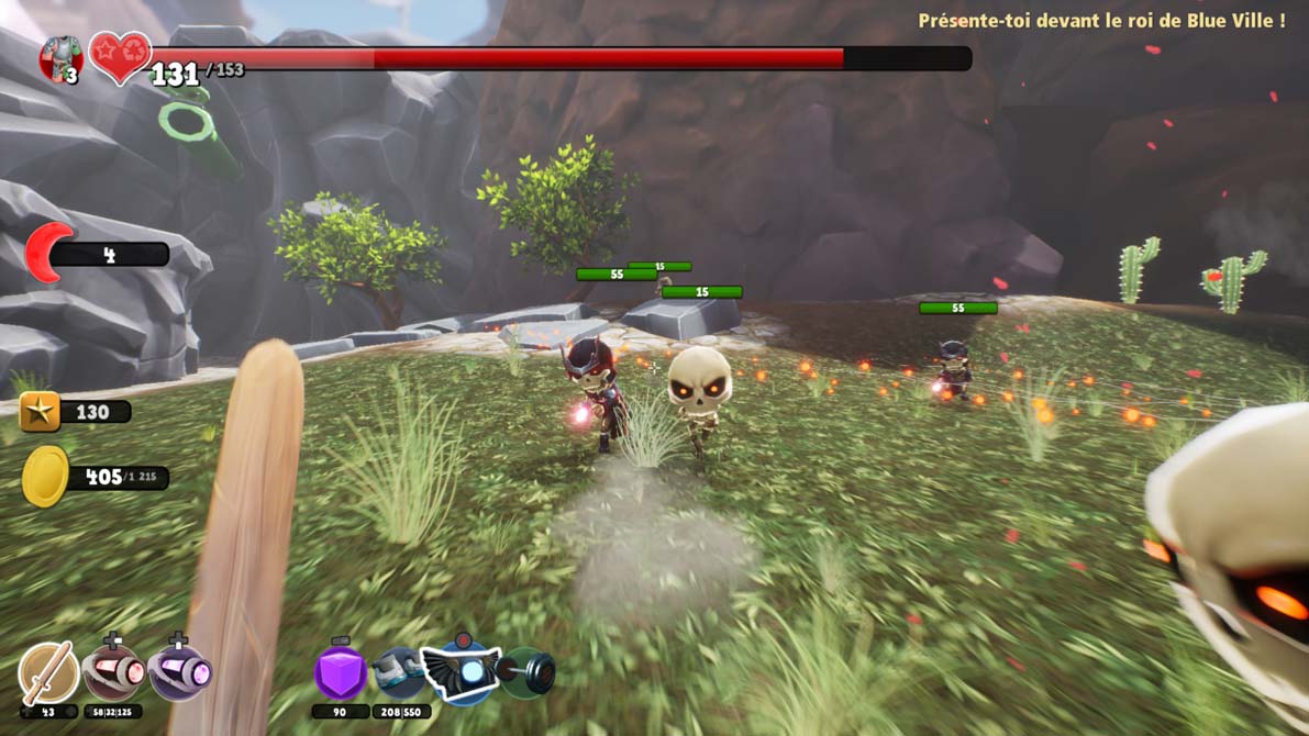 Les squelettes sont assez aggressifs