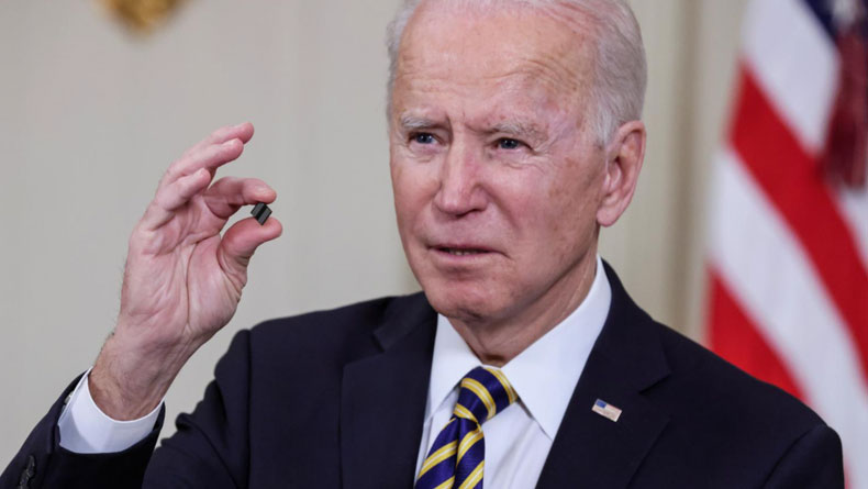 Xbox Series X, PS5, etc. : Joe Biden veut booster la production des semi-conducteurs