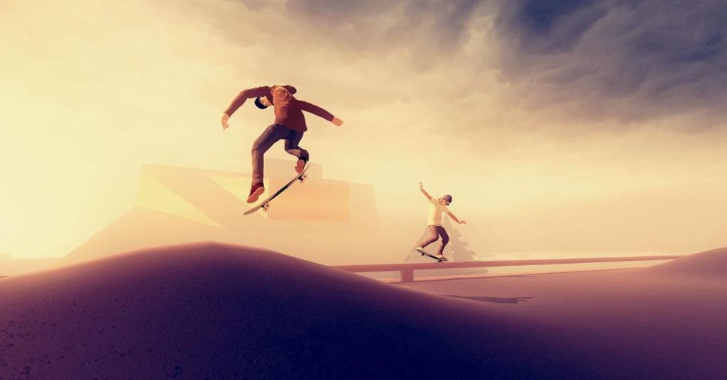 Skate City, le jeu de skate qui veut séduire par ses graphismes épurés