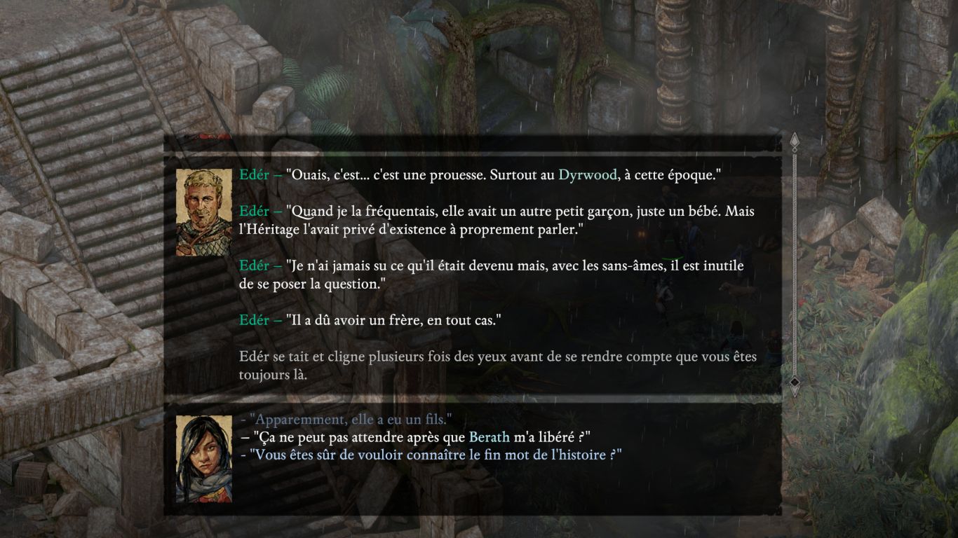 L'écriture du jeu est l'un de ses gros points forts