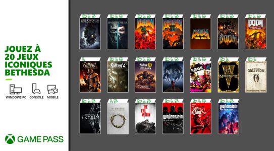 News : Xbox Game Pass : liste des 20 nouveaux jeux Bethesda qui arrivent dès demain !