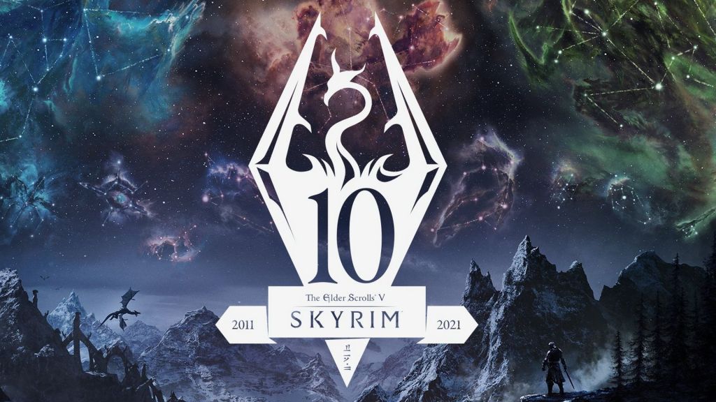 Thème musical de Skyrim couplé aux décos de noël