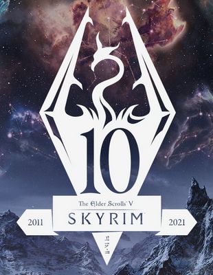 Thème musical de Skyrim couplé aux décos de noël