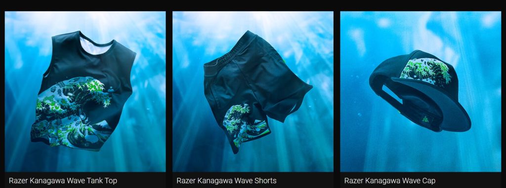Razer dévoile sa ligne de vêtements en édition limitée « Kanagawa Wave »