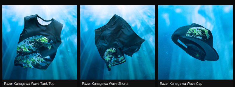 News : Razer dévoile sa ligne de vêtements en édition limitée “Kanagawa Wave”