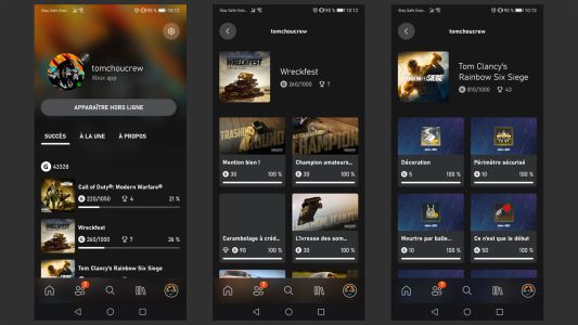 News : Application mobile Xbox : les succès disponibles en bêta !