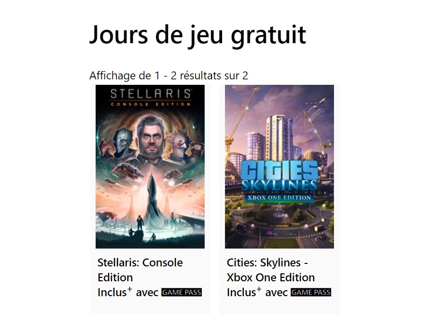 Xbox Free Play Days : voici les 2 jeux jouables gratuitement ce week-end