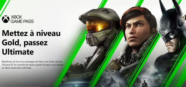 News : Xbox Game Pass Ultimate : convertir ses codes Xbox Live Gold ou Game Pass (tableau)