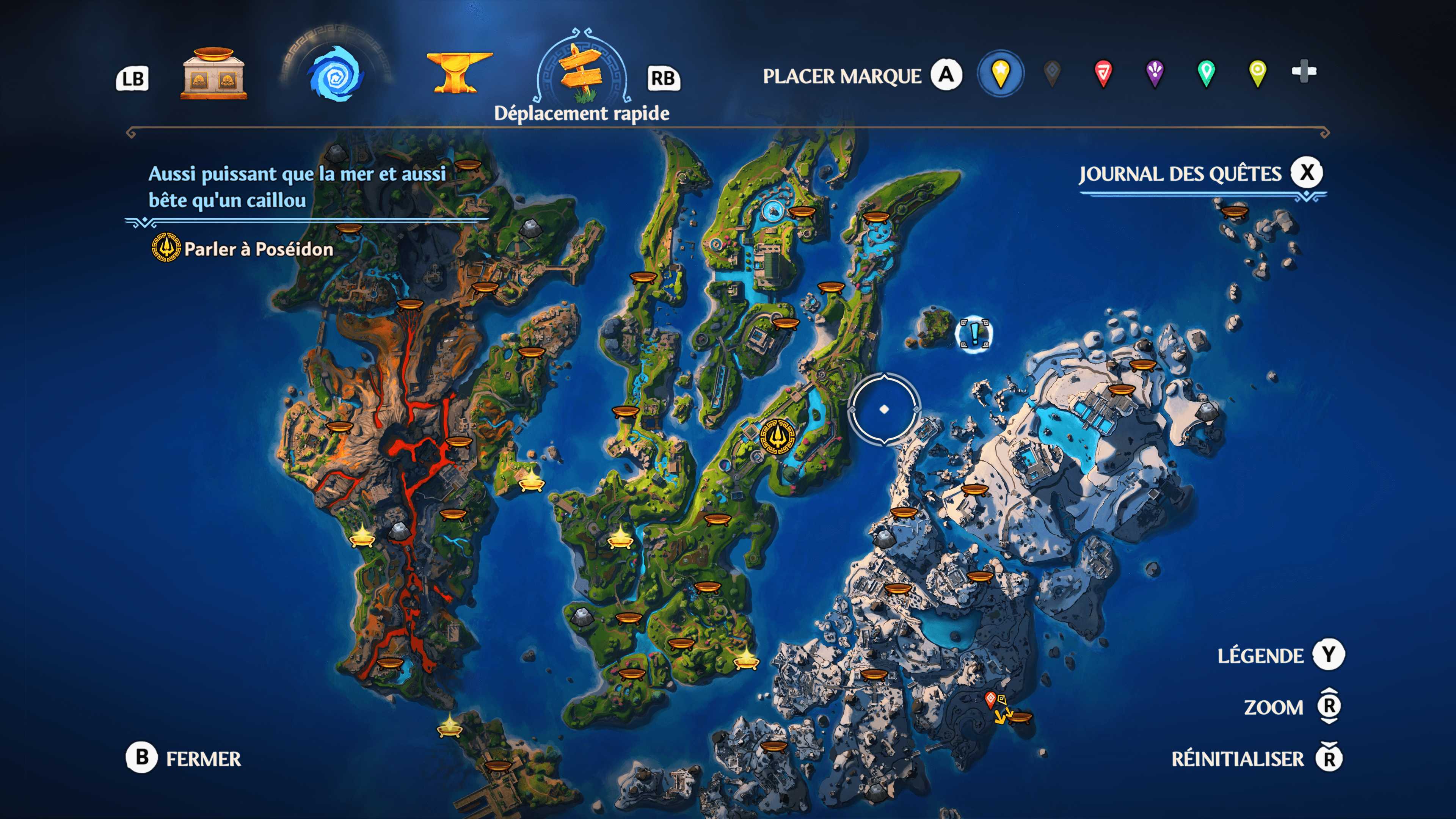 L'île de Pyrite offre un beau terrain de jeu