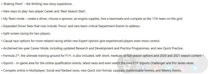 News : F1 2021 : les premières infos et la date de sortie en fuite ?