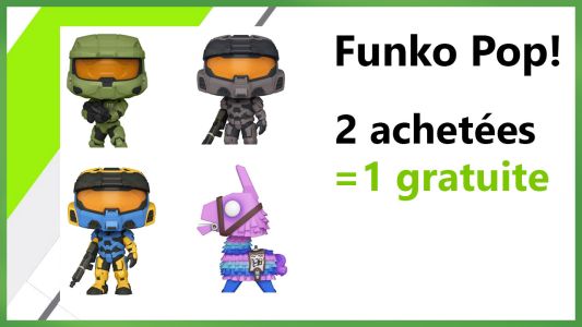 Bon plan : Bon Plan Figurines Funko Pop : une gratuite pour 2 achetées (dont Halo)