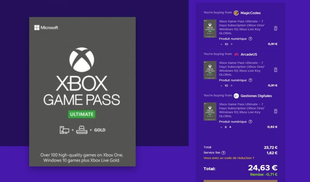[Super Plan] Abonnement Xbox Game Pass Ultimate 1 an pour 50 € !