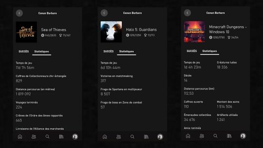 News : Application mobile Xbox : après les succès, les statistiques disponibles en bêta !