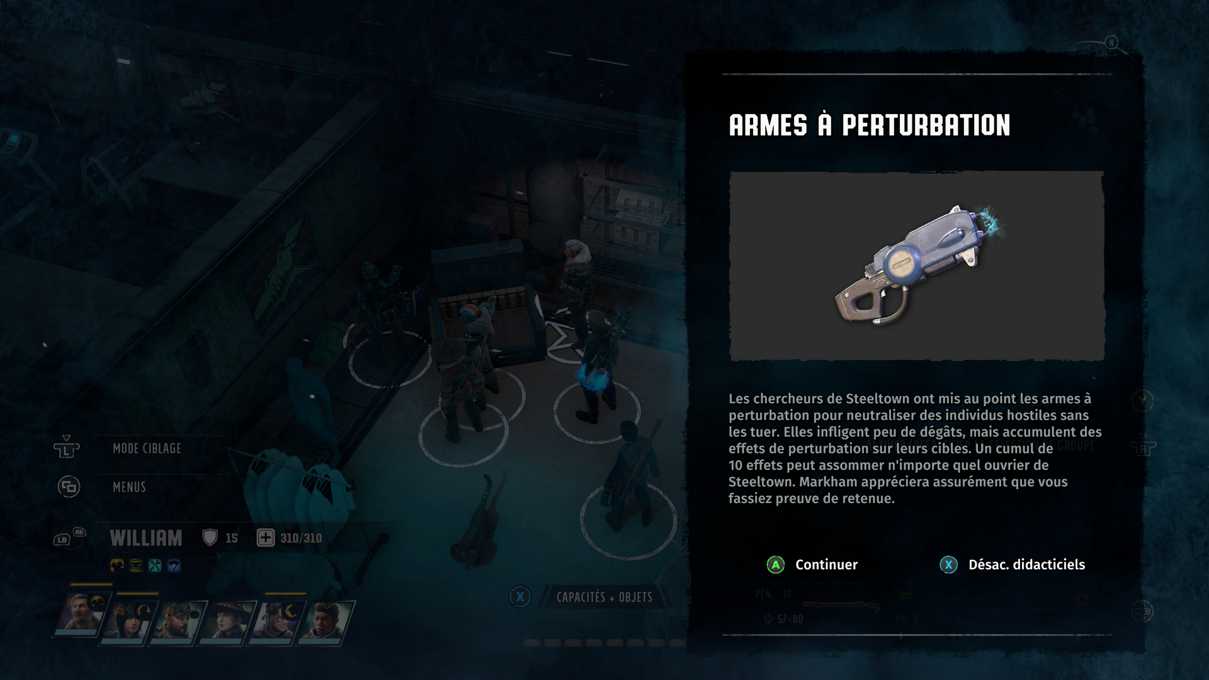 Les nouvelles armes donnent une dimension tactique supplémentaire aux combats