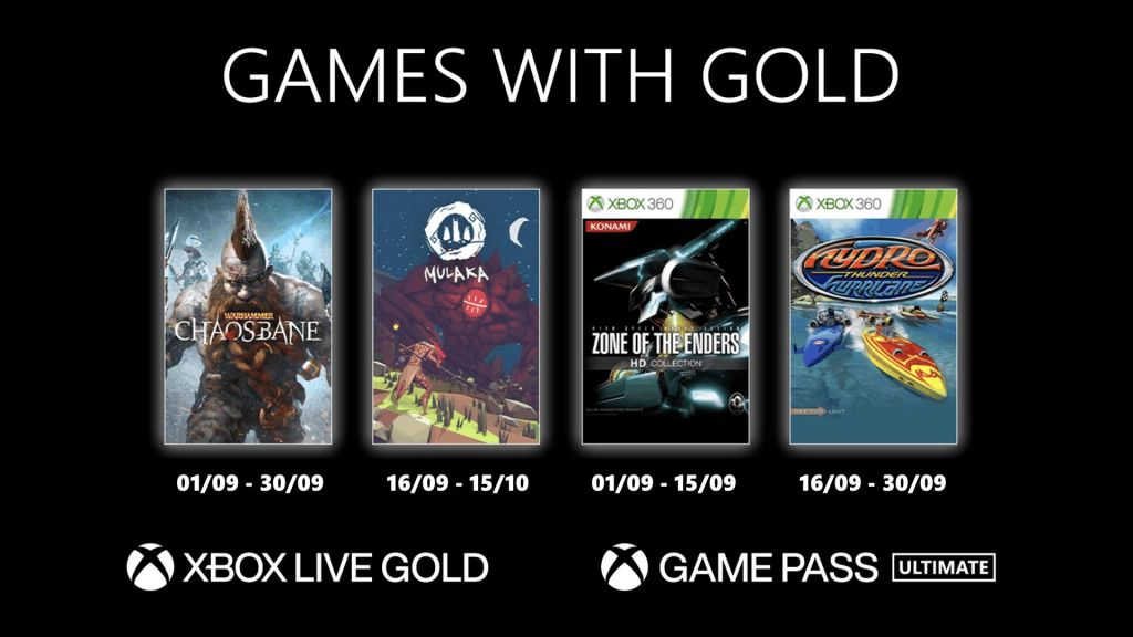 Games With Gold septembre 2021 : la liste des 4 jeux Xbox gratuits