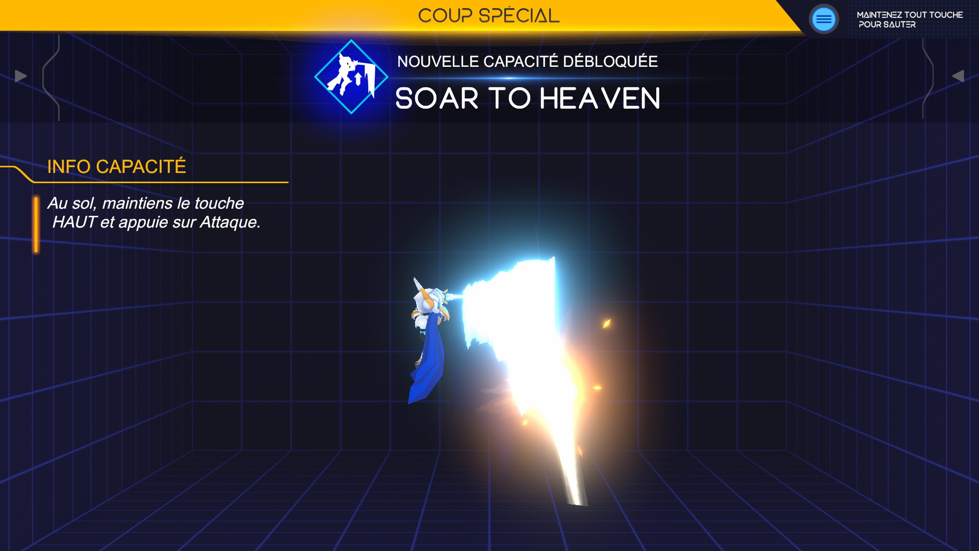 On obtient une nouvelle attaque à chaque boss vaincu