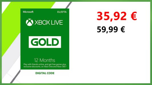News : [Bon Plan] Xbox Live Gold 12 mois à 36 € avec un code promo !