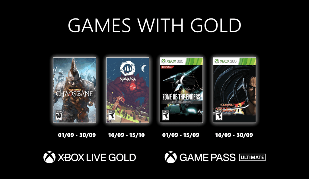 Games with Gold Xbox : les deux premiers jeux sont disponibles