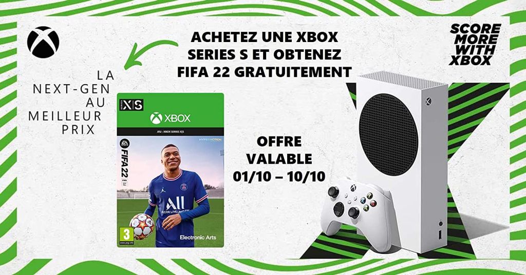 [Bon Plan] FIFA 22 offert avec la Xbox Series S ! (Fnac, Micromania, Amazon)